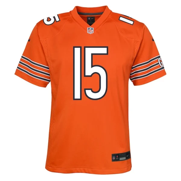 Rome odunze chicago bears nike youth alternate game jersey Orange Yth M