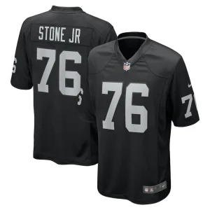 Ron stone jr. las vegas raiders nike team game jersey Black