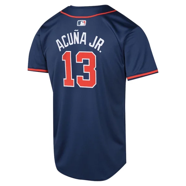 Ronald acuna jr. atlanta braves nike youth alternate limited player jersey – navy Multi Yth L