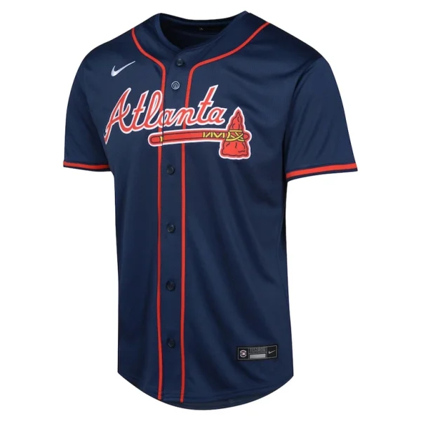 Ronald acuna jr. atlanta braves nike youth alternate limited player jersey – navy Multi Yth M