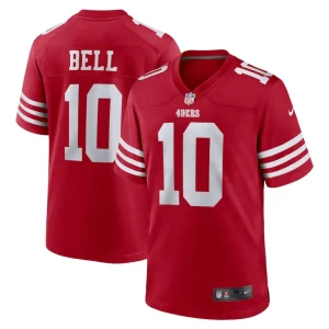 Ronnie bell san francisco 49ers nike team game jersey Scarlet