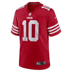 Ronnie bell san francisco 49ers nike team game jersey Scarlet M
