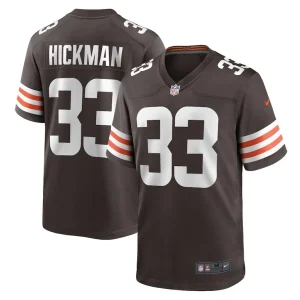 Ronnie hickman cleveland browns nike team game jersey Brown