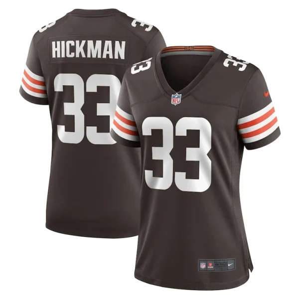 Ronnie hickman cleveland browns nike womens team game jersey Brown