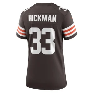 Ronnie hickman cleveland browns nike womens team game jersey Brown L