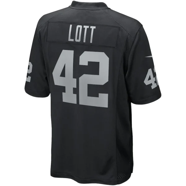 Ronnie lott las vegas raiders nike game retired player jersey Black L