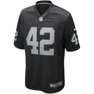 Ronnie lott las vegas raiders nike game retired player jersey Black M