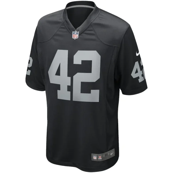 Ronnie lott las vegas raiders nike game retired player jersey Black M