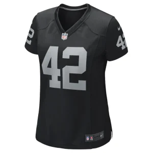 Ronnie lott las vegas raiders nike womens game retired player jersey Black M