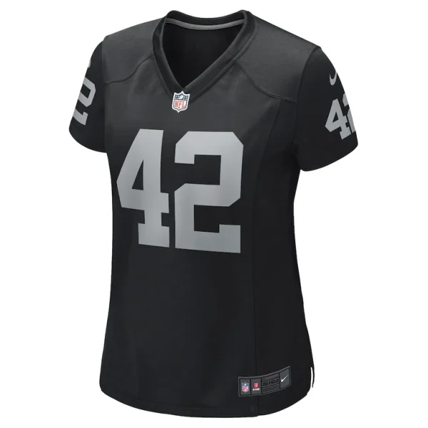 Ronnie lott las vegas raiders nike womens game retired player jersey Black M