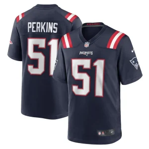Ronnie perkins new england patriots nike game jersey Navy