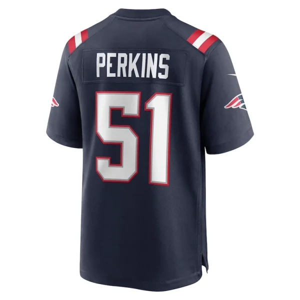 Ronnie perkins new england patriots nike game jersey Navy L