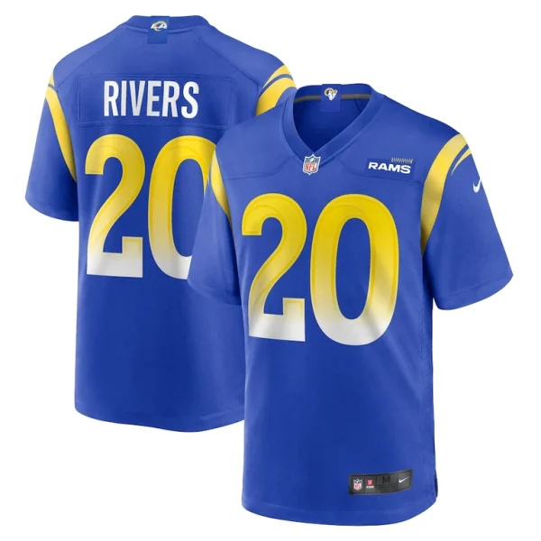 Ronnie rivers los angeles rams nike team game jersey Royal