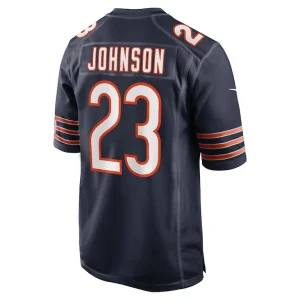 Roschon johnson chicago bears nike team game jersey Navy L
