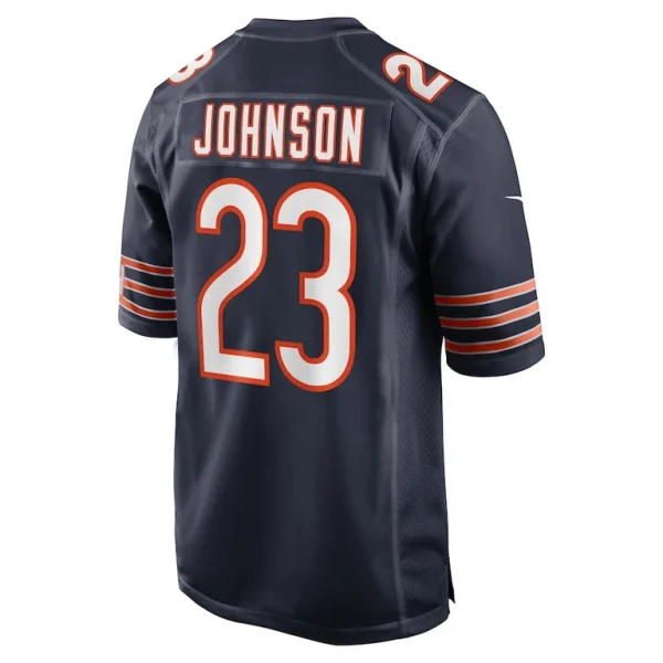 Roschon johnson chicago bears nike team game jersey Navy L