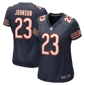 Roschon johnson chicago bears nike womens team game jersey Navy