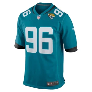 Ross blacklock jacksonville jaguars nike team game jersey Teal M