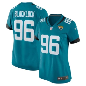 Ross blacklock jacksonville jaguars nike womens team game jersey Teal