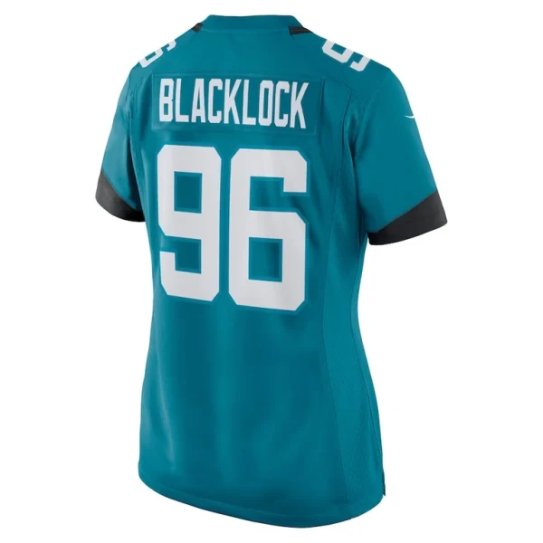 Ross blacklock jacksonville jaguars nike womens team game jersey Teal L