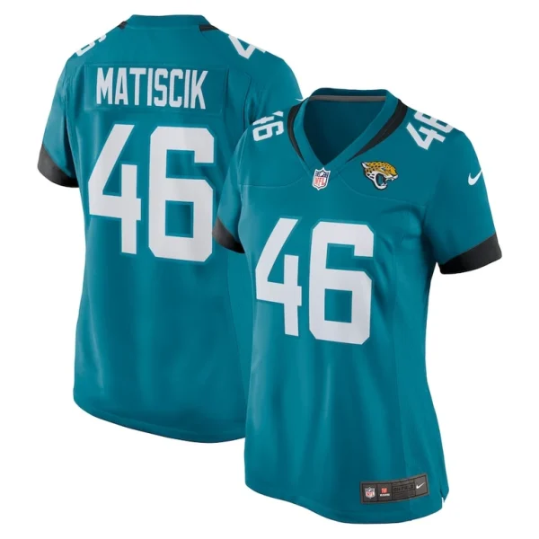 Ross matiscik jacksonville jaguars nike womens game jersey Teal