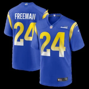 Royce freeman los angeles rams nike game jersey Royal