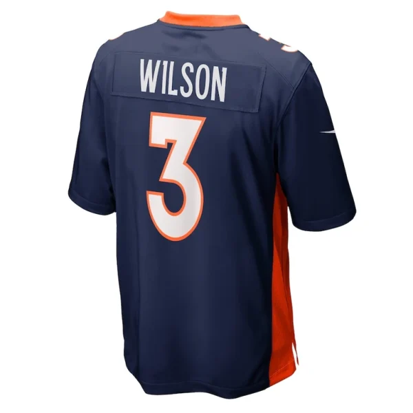 Russell wilson denver broncos nike alternate game jersey Navy L