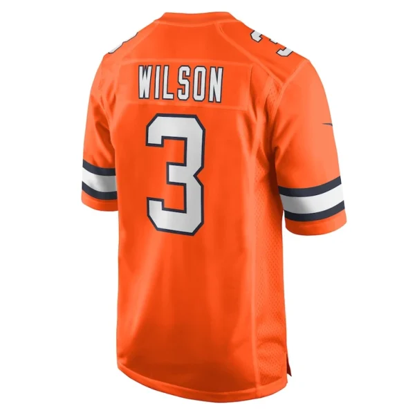 Russell wilson denver broncos nike alternate game jersey Orange L