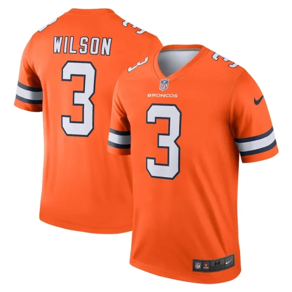 Russell wilson denver broncos nike alternate legend player performance top Orange