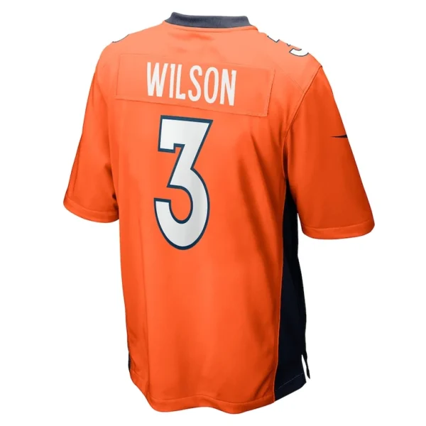 Russell wilson denver broncos nike game jersey Orange L