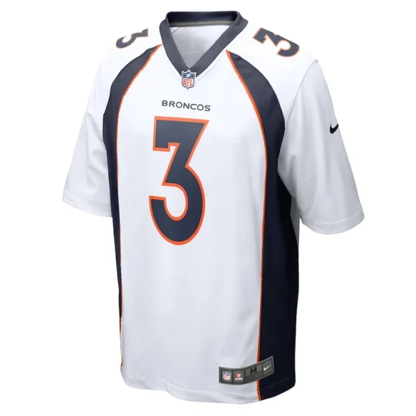 Russell wilson denver broncos nike game jersey White M