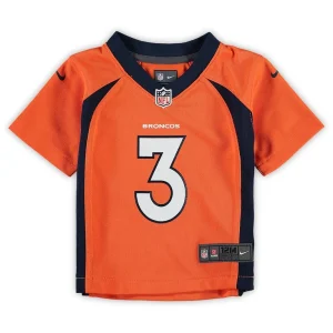 Russell wilson denver broncos nike infant game jersey Orange 18 MO