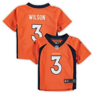 Russell wilson denver broncos nike infant game jersey Orange