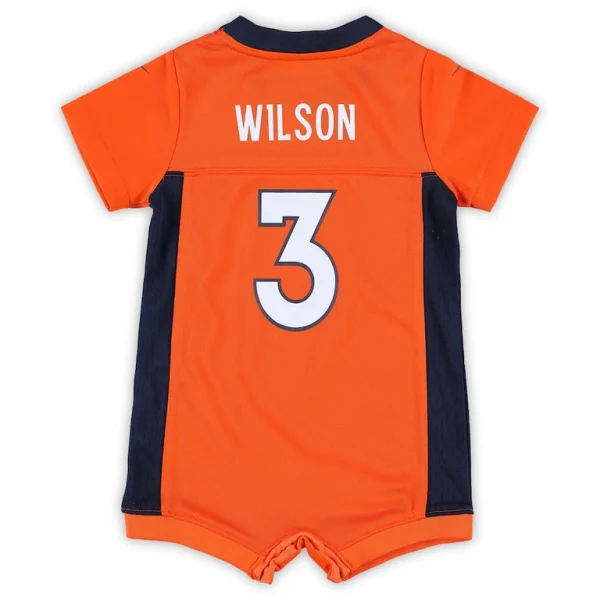 Russell wilson denver broncos nike newborn infant game romper jersey Orange 6 9 MO