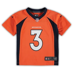 Russell wilson denver broncos nike preschool game jersey Orange 56