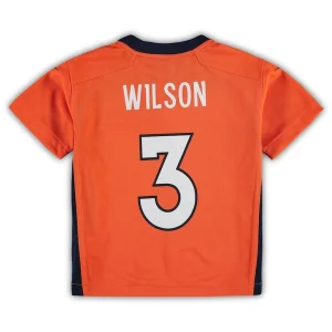 Russell wilson denver broncos nike preschool game jersey Orange 7