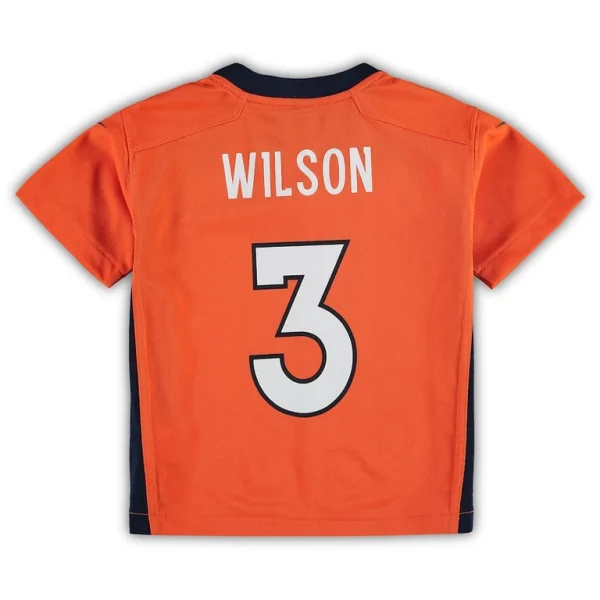 Russell wilson denver broncos nike preschool game jersey Orange 7