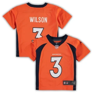 Russell wilson denver broncos nike toddler game jersey Orange