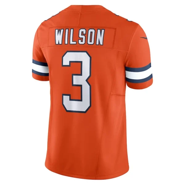 Russell wilson denver broncos nike vapor f.u.s.e. limited jersey Orange L