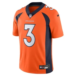 Russell wilson denver broncos nike vapor untouchable limited jersey Orange M