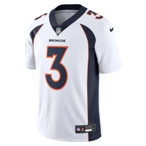 Russell wilson denver broncos nike vapor untouchable limited jersey White M