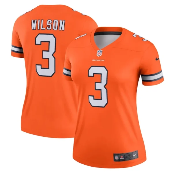 Russell wilson denver broncos nike womens alternate legend player performance top Orange
