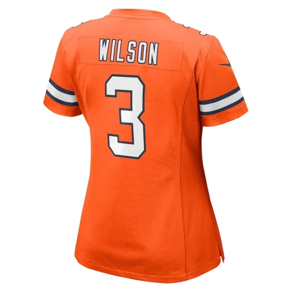 Russell wilson denver broncos nike womens player game jersey Orange L