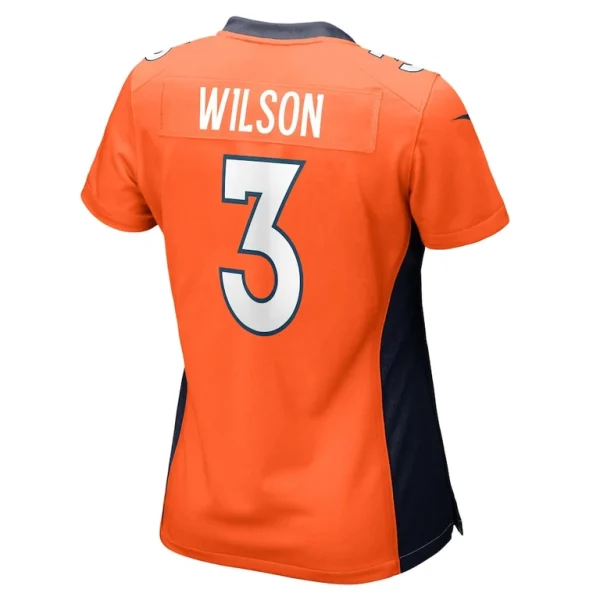 Russell wilson denver broncos nike womens player jersey Orange L