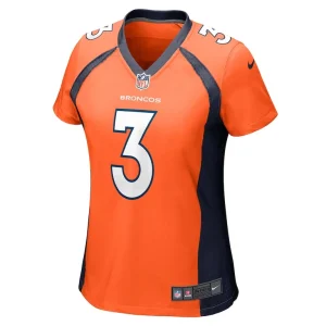 Russell wilson denver broncos nike womens player jersey Orange M