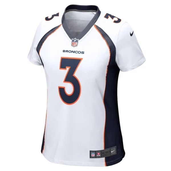 Russell wilson denver broncos nike womens player jersey White M