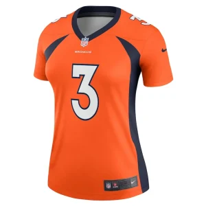 Russell wilson denver broncos nike womens team legend player performance top Orange M