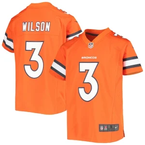 Russell wilson denver broncos nike youth game jersey Orange