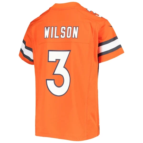 Russell wilson denver broncos nike youth game jersey Orange Yth L