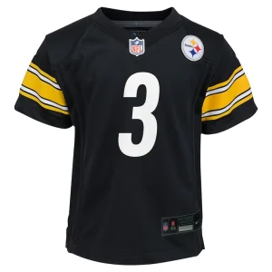 Russell wilson pittsburgh steelers nike preschool player game jersey Black 56