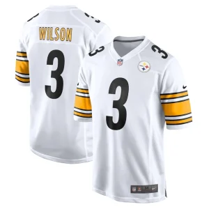 Russell wilson pittsburgh steelers nike white game jersey White